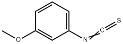 3-メトキシフェニルイソチオシアナート 化学構造式