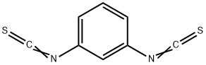 1,3-フェニレンビス(イソチオシアナート) 化学構造式
