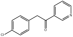 2-(4-CHLOROPHENYL)-1-(PYRIDIN-3-YL)ETHANONE Structure