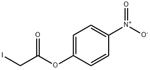 ヨード酢酸4-ニトロフェニル 化学構造式