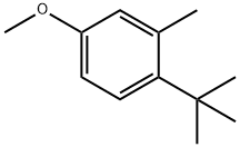 2-(叔丁基)-5-甲氧基甲苯 结构式