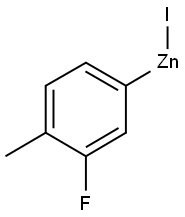 3-FLUORO-4-METHYLPHENYLZINC IODIDE Structure