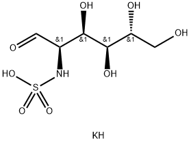 氨基葡萄糖硫酸钾盐, 31284-96-5, 结构式