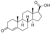 4-Androstene-3-one-17beta-carboxylic acid Structure