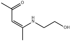 (3Z)-4-[(2-ヒドロキシエチル)アミノ]-3-ペンテン-2-オン 化学構造式