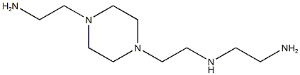 N-(2-氨乙基)-1,4-哌嗪二基二乙胺 结构式