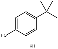 カリウム4-(1,1-ジメチルエチル)フェノラート 化学構造式