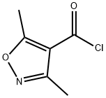 3,5-二甲基异恶唑-4-羰酰氯, 31301-45-8, 结构式
