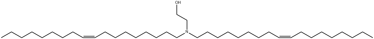 2,2-ビス[[(Z)-9-オクタデセニル]アミノ]エタノール 化学構造式