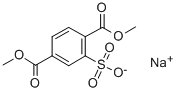 2-磺基-1,4-苯二甲酸钠1,4-二甲基酯, 31314-30-4, 结构式