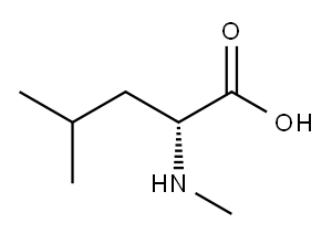 D-leucine, N-Methyl- Structure