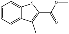 methyl 3-methylbenzothiophene-2-carboxylate Struktur