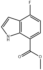4-氟-1H-吲哚-7-羧酸甲酯, 313337-35-8, 结构式
