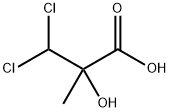 3,3-Dichloro-2-hydroxy-2-methylpropionic acid Struktur