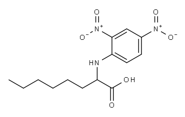 N-DNP-DL-A-AMINO-N-CAPRYLIC ACID*CRYSTAL LINE Structure
