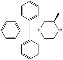 (R)-4-N-TRITYL-2-METHYL PIPERAZINE Structure