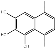 1,2,3-Naphthalenetriol, 5,8-dimethyl- (8CI) Struktur