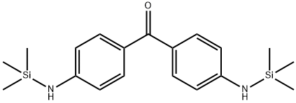 4,4'-ビス[(トリメチルシリル)アミノ]ベンゾフェノン 化学構造式