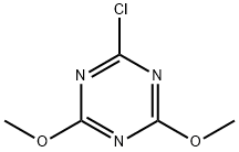 2-氯-4,6-二甲氧基-1,3,5-三嗪 结构式