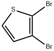 2,3-ジブロモチオフェン 化学構造式