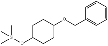[[4-(Benzyloxy)cyclohexyl]oxy]trimethylsilane Structure