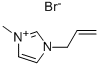 1-甲基-3-烯丙基咪唑溴盐, 31410-07-8, 结构式