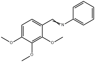 N-(2,3,4-trimethoxybenzylidene)aniline Structure