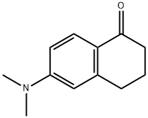 6-(二甲基氨基)-3,4-二氢萘-1(2H)-酮, 31435-75-3, 结构式