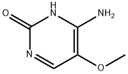 6-氨基-5-甲氧基嘧啶-2(1H)-酮 结构式