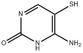 2(1H)-Pyrimidinone, 4-amino-5-mercapto- (9CI) 结构式
