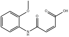 (Z)-3-[(2-Methoxyphenyl)carbamoyl]propenoic acid Struktur
