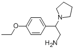 2-(4-ETHOXY-PHENYL)-2-PYRROLIDIN-1-YL-ETHYLAMINE Structure
