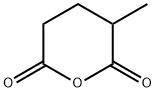 4,5-ジヒドロ-3-メチル-2H-ピラン-2,6(3H)-ジオン 化学構造式