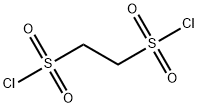 エタン-1,2-ジ(スルホニルクロリド) 化学構造式