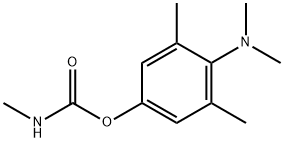 メチルカルバミド酸3,5-ジメチル-4-ジメチルアミノフェニル 化学構造式