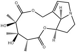 (13R,14R)-14,19-ジヒドロ-12,13-ジヒドロキシ-20-ノルクロタラナン-11,15-ジオン 化学構造式