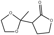 3-(2-METHYL-1,3-DIOXOLAN-2-YL)TETRAHYDROFURAN-2-ONE Structure