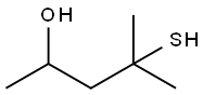 4-巯基-4-甲基-2-戊醇 结构式