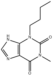 1-methyl-3-butylxanthine Struktur