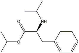 N-イソプロピル-3-フェニル-L-アラニンイソプロピル 化学構造式