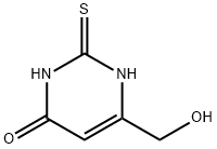6-(羟甲基)-2-硫氧基-2,3-二氢嘧啶-4(1H)-酮, 31555-11-0, 结构式