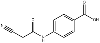 Benzoic acid, 4-[(cyanoacetyl)amino]- (9CI) Structure