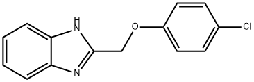2-(4-Chloro-phenoxymethyl)-1H-benzoimidazole Struktur