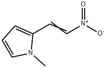 メチル-2-(2-ニトロエテニル)-1H-ピロール 化学構造式