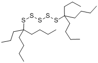 双-叔十二烷基五硫化物, 31565-23-8, 结构式