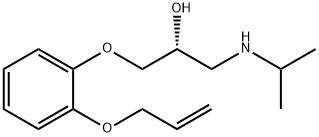 (R)-1-[o-(allyloxy)phenoxy]-3-(isopropylamino)propan-2-ol Struktur