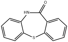 二苯并[b,f][1,4]硫氮杂卓-11-[10H]酮, 3159-07-7, 结构式
