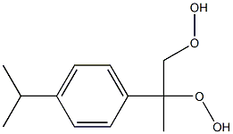 1,4-bis(2-hydroperoxypropan-2-yl)benzene Structure