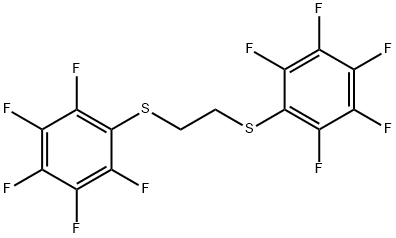 1,2-Bis[(pentafluorophenyl)thio]ethane Structure