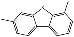 3,6-ジメチルジベンゾチオフェン/2,6-DIMETHYLDIBENZOTHIOPHENE (6:1) (3,6-DMDBT), IN ISOOCTANE (100ΜG/ML) 化学構造式